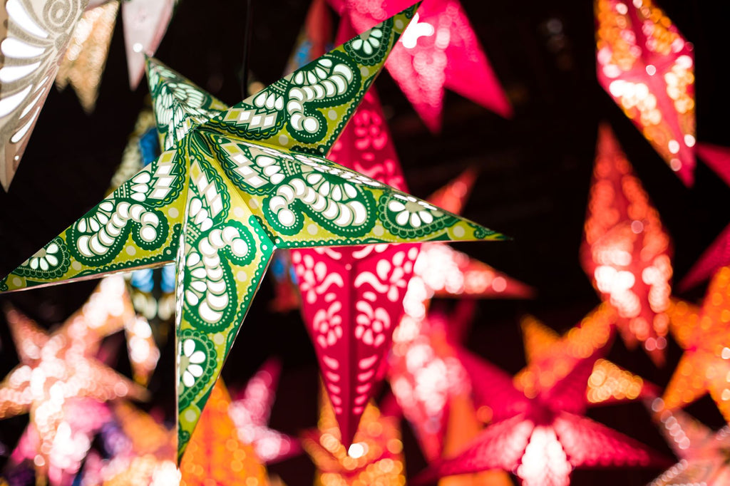 Om Paper Star Lantern - New Butterfly