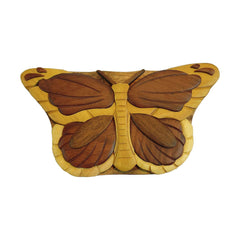 Butterfly - Hand Carved Keepsake Gift Box