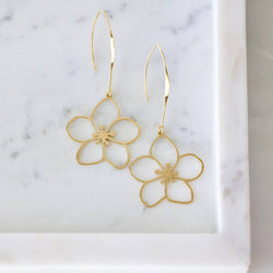 Sakura Flower Drop Earrings