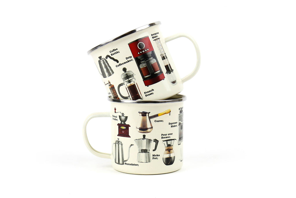 Coffee Enamel Mug