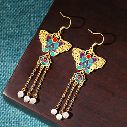 Golden Butterfly Earrings