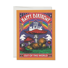 Out of This World greeting card: Single