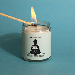 Zen Af (Green) relaxing and funny candle -9 oz