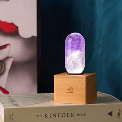 EP LIGHT Handmade Amethyst Led Bulb: Bulb Only