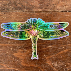 Dragonfly 2 Sticker HOLOGRAPHIC