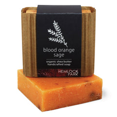 Organic Shea Butter Soap: Blood Orange Sage