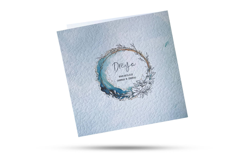 Thinking of You - Greeting Card With Fused Glass Gift