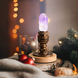 EP LIGHT Handmade Amethyst Led Bulb: Bulb Only