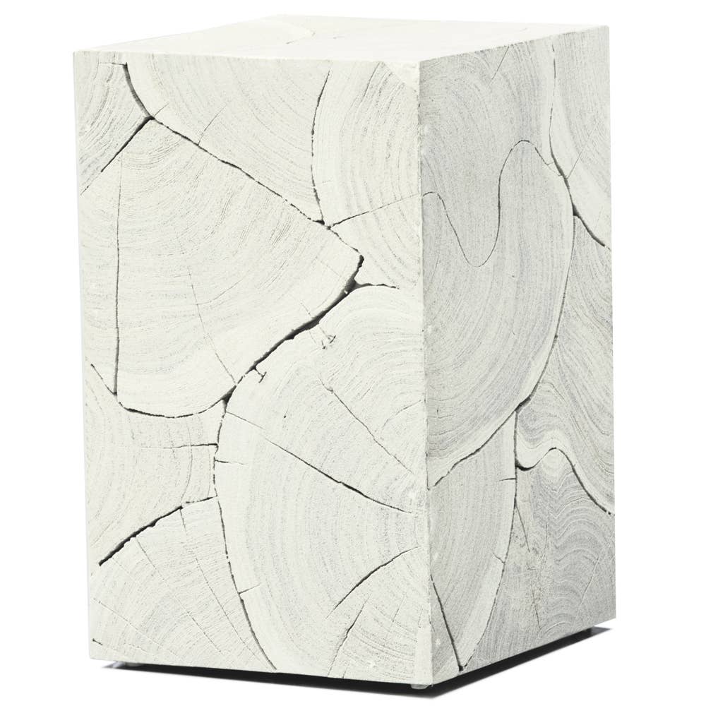 Rocco Side Table: White