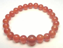 Long Size Carnelian Beaded Bracelet Wrist Mala 8mm