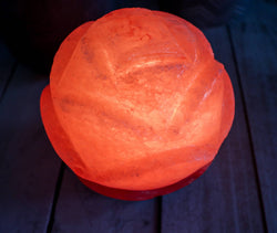 Lotus Flower Globe Shape Salt Lamp 6