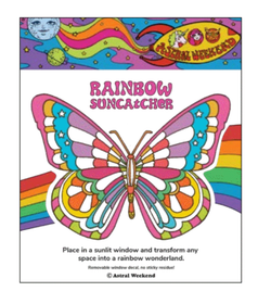 Butterfly Suncatcher Sun Catcher Window Sticker Rainbows