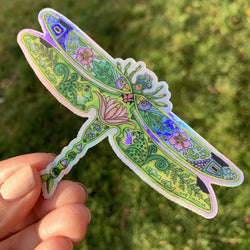 Dragonfly 2 Sticker HOLOGRAPHIC