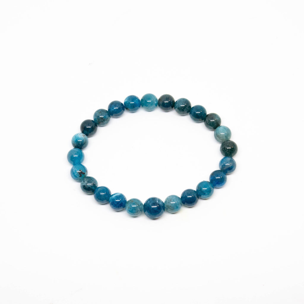 Apatite Beaded Bracelet - Wrist Mala - 8mm