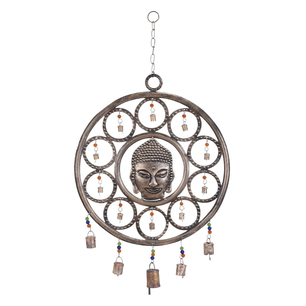 METAL BUDDHA WINDCHIME 14