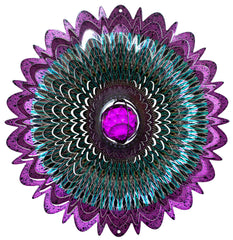 Crystal Galactic Mandala Wind Spinner - Large