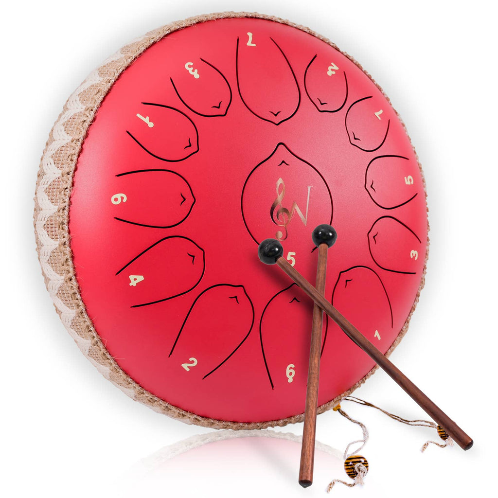 Wise Harmony Steel Tongue Rain Drum 12 Inch 13 Notes: Navy