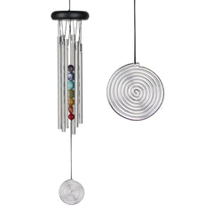 Woodstock Chakra Chime™ - Seven Stones, Silver