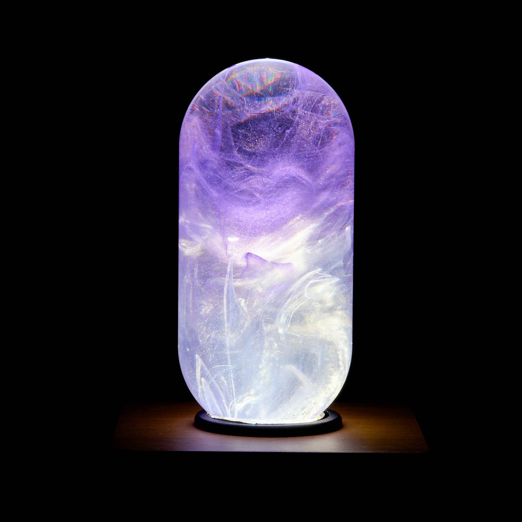 EP LIGHT Handmade Amethyst Led Bulb: Bulb Only