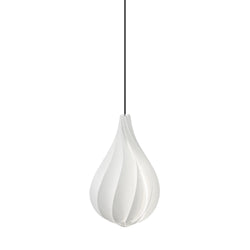 Alva Medium Plug-In Pendant, Black Cord