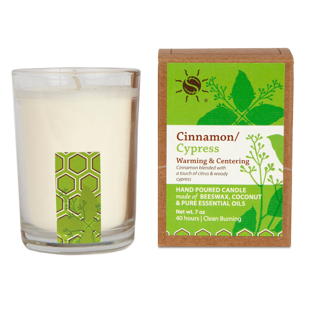 Cinnamon Cypress Aromatherapy Filled Candle