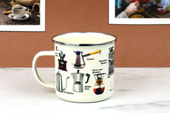 Coffee Enamel Mug