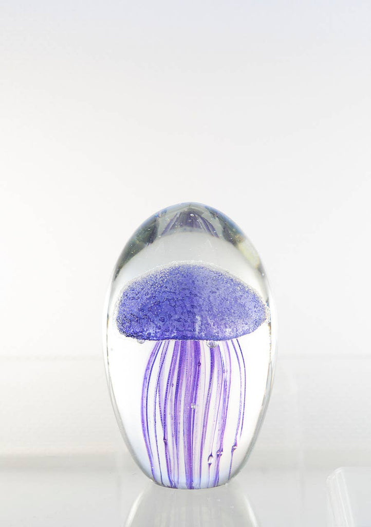 Glass Jellyfish Purple 4 1/4