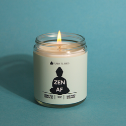 Zen Af (Green) relaxing and funny candle -9 oz