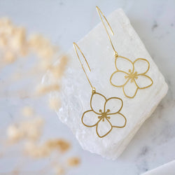 Sakura Flower Drop Earrings