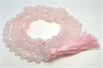 Rose Quartz Knotted 108 Bead Mala - Prayer Beads - 8mm