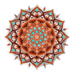 Copper Mandala Wind Spinner - Large