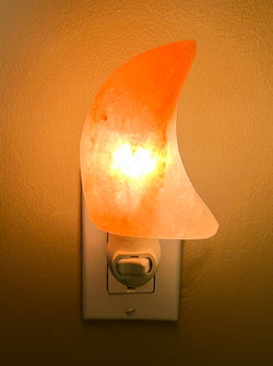 Himalayan Salt Moon Shape Night Light