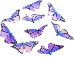 Lavender Butterfly Garland