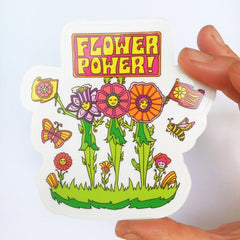 Flower Power Sticker