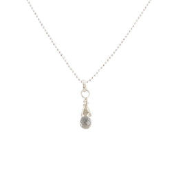 Crown Chakra - Crystal Quartz Briolette Necklace