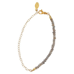 Gemstone Bracelet on Gold Filled Chain, Choice of Stone