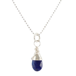 Brow Chakra (Third Eye) - Lapis Briolette Necklace